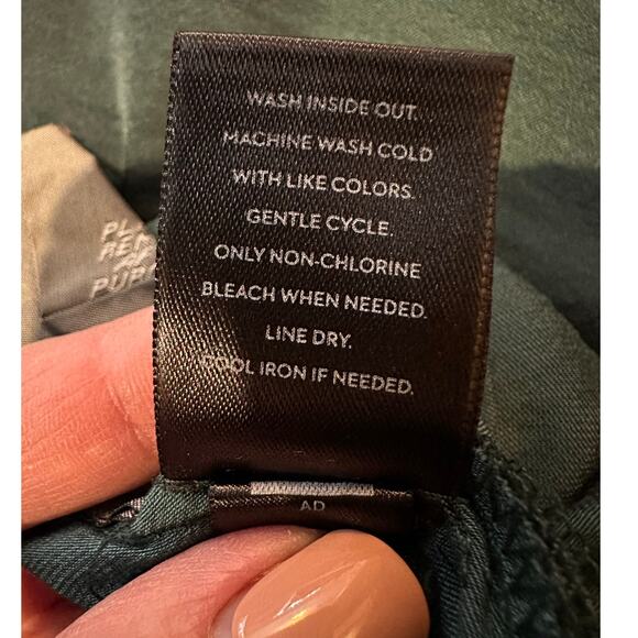 Simply Vera Vera Wang Women’s Long Sleeve Tunic Top Emerald Green Size XL - Picture 7 of 7